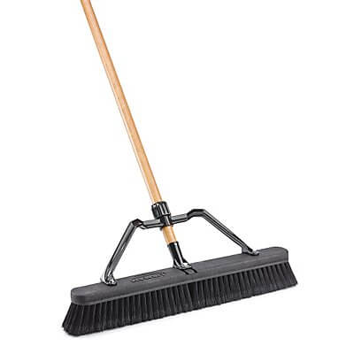 LIBMAN Broom w/Handle and Brace 24 Block - Argent Products